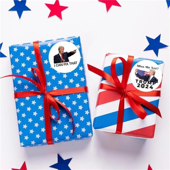 2024 Donald Trump Stickers Roll 500Pcs Funny Presidential Election USA Decals‎ - Picture 7 of 7